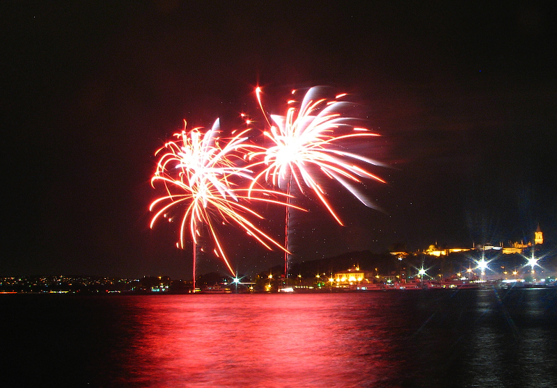 Istanbul - ohňostroj